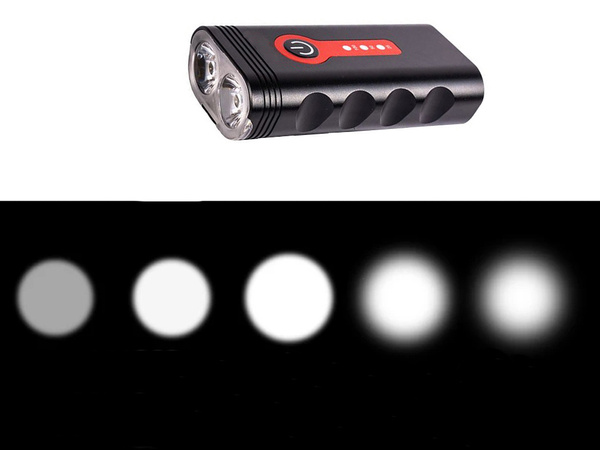 Priekinis dviračio žibintas led žibintuvėlis priekinis dviračio žibintas usb