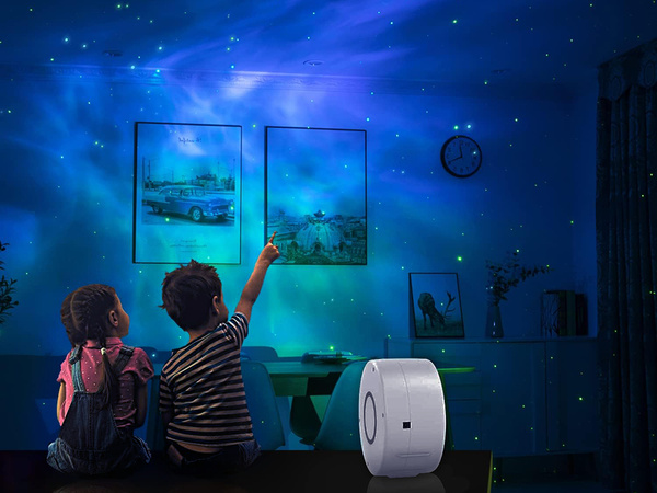 Hvězdný projektor nebeský projektor noční světlo laserové led dálkové ovládání