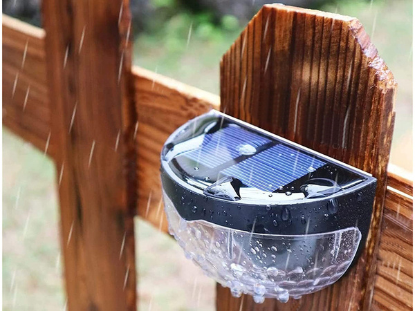 Saules laterna sienas lampa krēslas sensors rezultātā fasādes dārza lampa