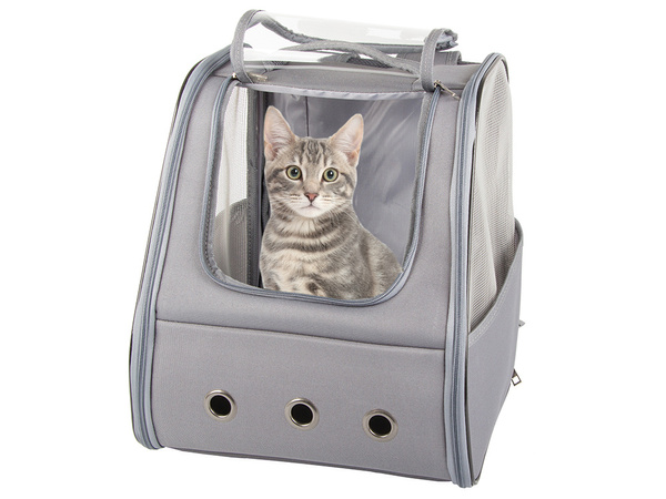 Tragetasche rucksack für katze hund kaninchen fenster zurück belüftet