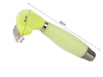 Peigne tondeuse brosse double face enlève les poils courts poils longs chien chat