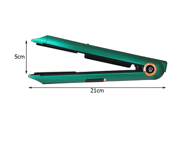 Žehlička na vlasy keramická lcd 2v1 regulátor teploty power bank