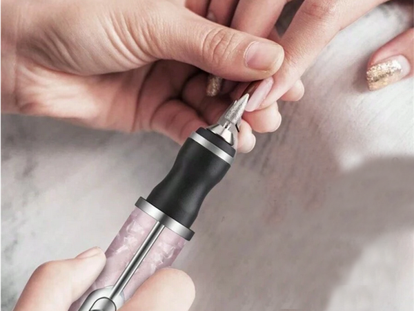 Frézka na nechty manikúra pedikúra frézy sada usb dobíjateľná batéria