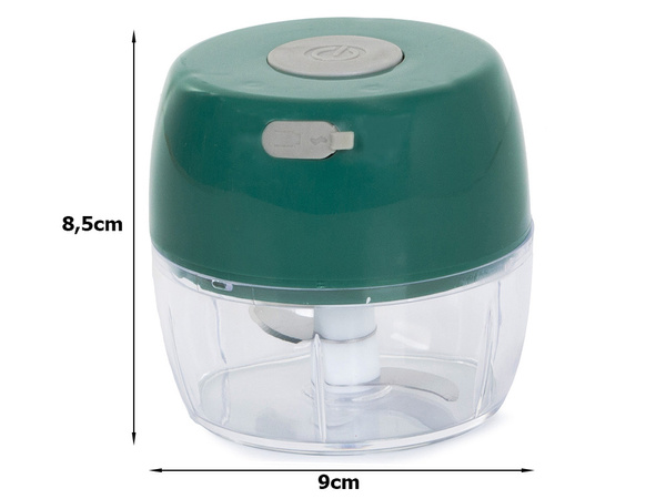 Electric vegetable chopper onions garlic herbs