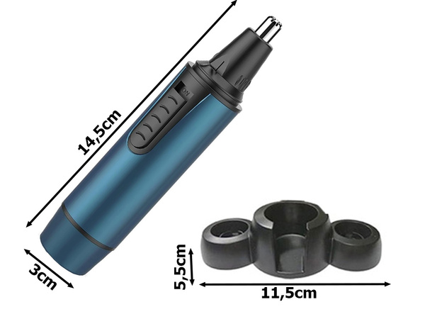 Ausu deguna trimmeris ausu matiņu noņemšanai uzacu skuveklis 3in1