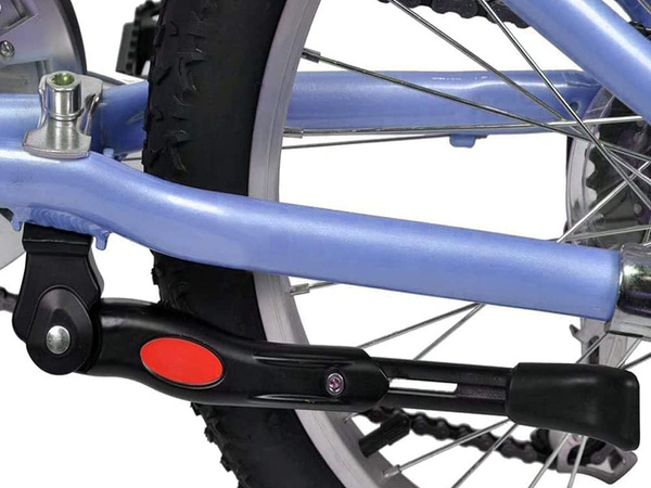 Noha stojana na bicykel nastaviteľná noha na bicykel zadná strana hliník