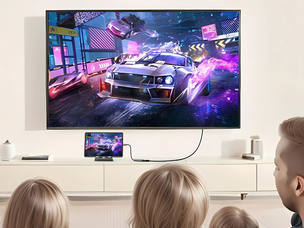 Usb-c na hdmi 4k 60hz 18cm usb 3.1-c kabel pro přepojení laptopů