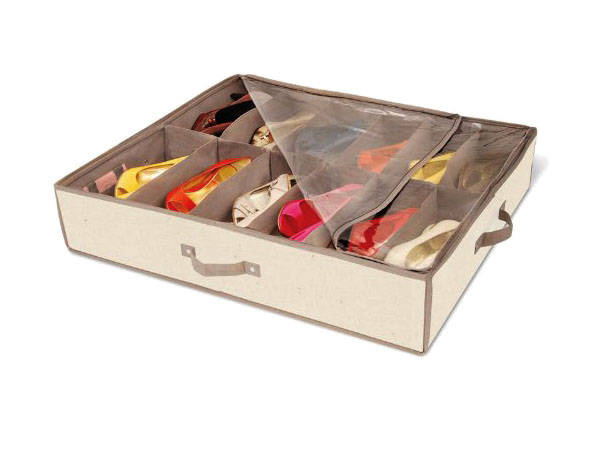 Organizador de zapatos caja de 12 pares de zapatos cubierta