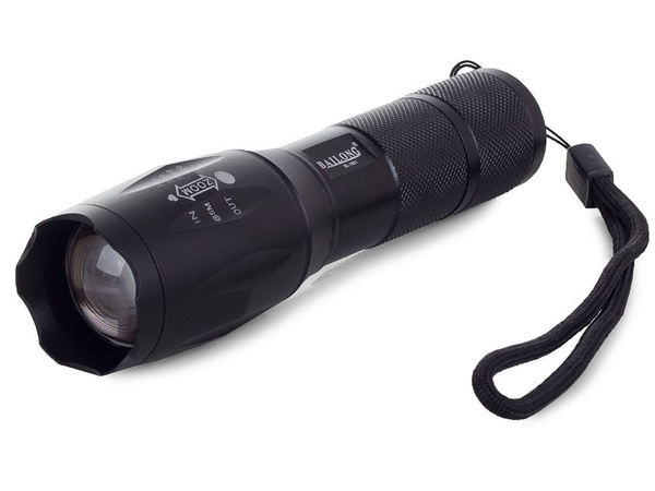 Тактический светодиодный фонарь bailong cree zoom xm-l3-u3