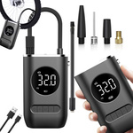 Pompa de baterie pentru bicicleta masina compresor electric 10 bar lcd