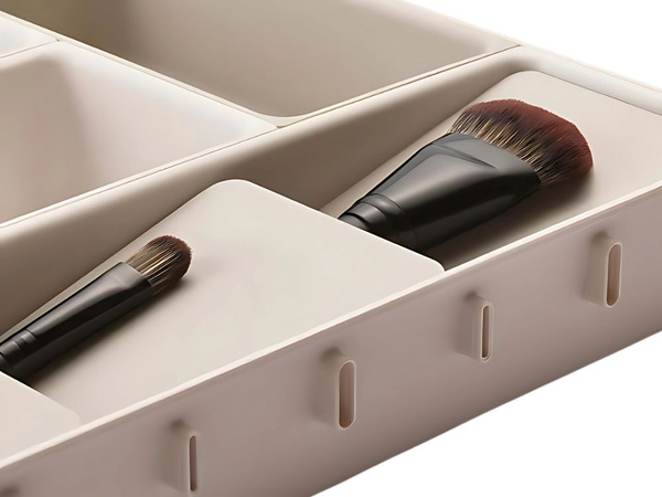 Grand organisateur de cosmétiques tiroir modulaire 12 pièces