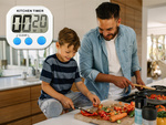 HORLOGE DE CUISINE HORLOGE DE CUISINE ÉLECTRONIQUE AVEC AIMANT HORLOGE NUMÉRIQUE