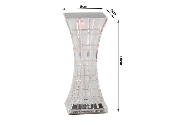 Kristalna namizna svetilka vodila rgb usb daljinski upravljalnik