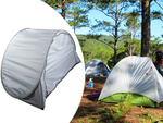 Beach tent uv protection self-folding garden grey large