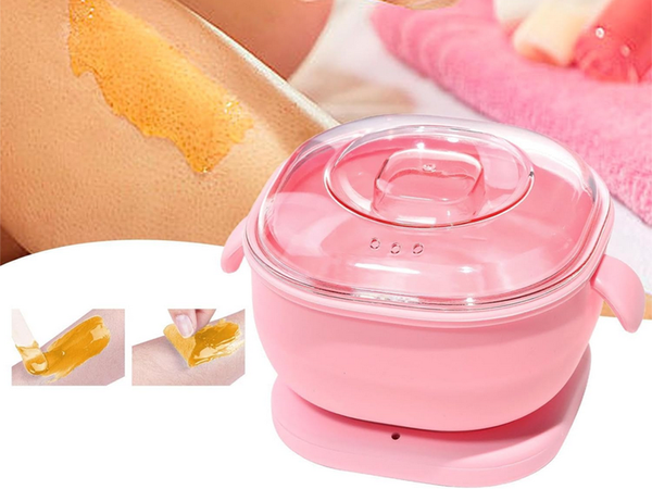 Silicone folding wax heater for body waxing