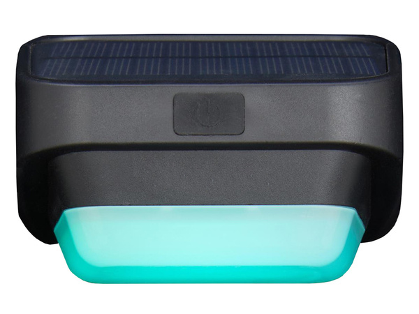 Solárne záhradné led svetlo rgb pre schody terasy plot súmrak senzor