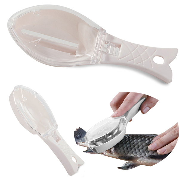 Fish scraper peeler scallion knife container