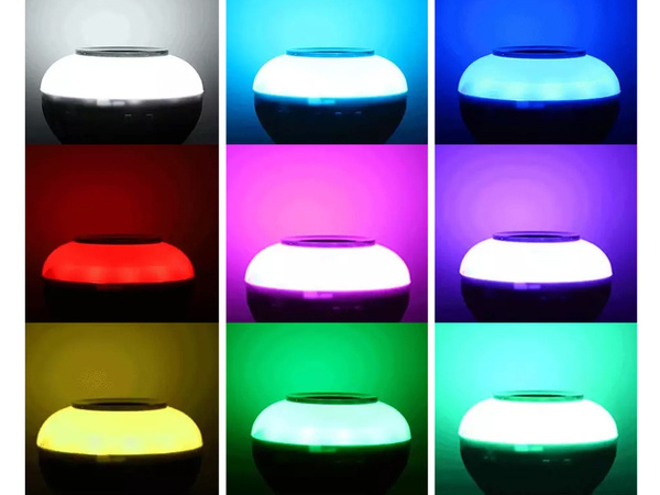 Vadovaujama spalvota lemputė rgb garsiakalbis "bluetooth" nuotolinio valdymo pultas