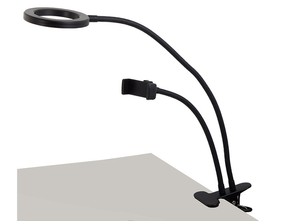 24 led stolová lampa s držiakom na telefón