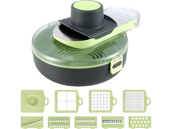 Vegetables and vegetables slicer, vegetable shredder, cabbage slicer, 9-in-1 container set