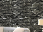 Wall panels 3d brick grey wallpaper self-adhesive decorative foam
