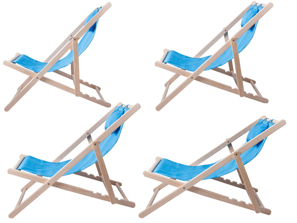 Fából készült napozóágy strandszékek összecsukható kerti párna strandszék