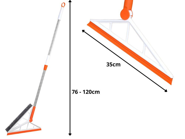 Mătură de silicon pentru apă și alte murdării cu stick magic lung