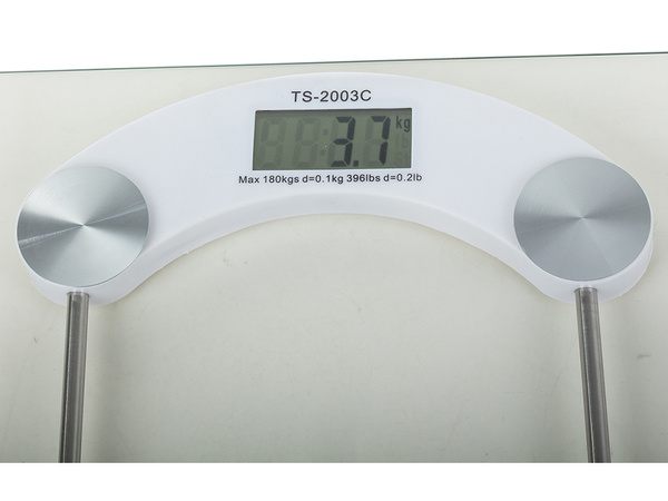 Pèse-personne electronique 180kg verre lcd