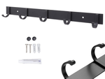 Perchero de pared para pasillo baño 5 ganchos