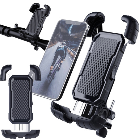 Antișoc suport pentru telefon pe ghidonul bicicletei