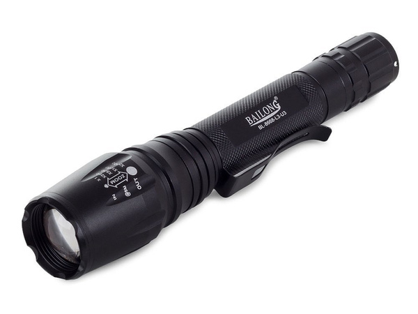 Bailong linterna led cree zoom táctico xm-l3-u3
