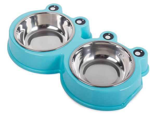Kovový dvojitý dog box 0,3 l x 2