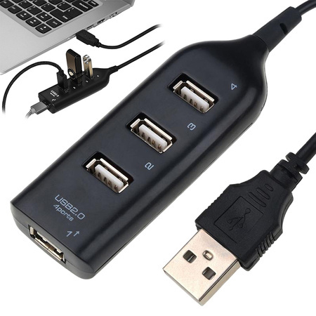 Hub usb rozdzielacz na 4 porty rozgałęźnik usb 2.0