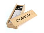 Wooden dominoes game in a box 28 pieces