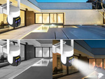 Solar kamera wifi ip draussen drehbare kamera wifi zoom bewegungsmelder ip66