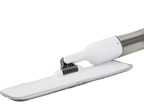 Mop plat cu spălător rotativ solid spray 3x cartușe de rezervă