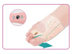 Разделитель пальцев ног для hallux valgus гелевый клиновидный магнит