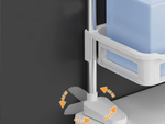 3 tier bathroom shelf toilet rack