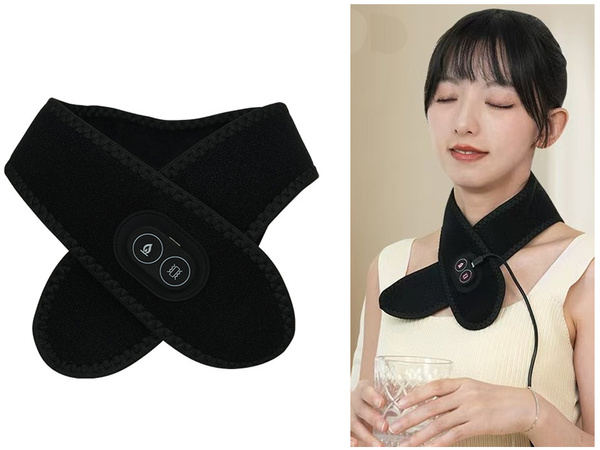 Bandeau de massage chauffant usb léger pour soulager les douleurs cervicales