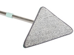 Rotary mop pull-out flat triangular squeegee