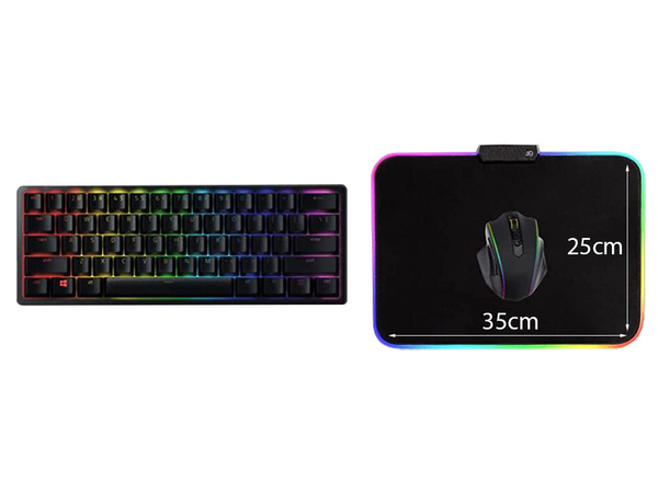 Tapis de souris led gaming 35x25