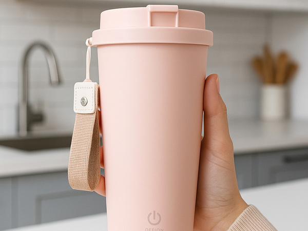 350 ml self-stirring cup steel thermos for cold and hot drinks usb lanyard