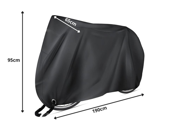Ochranný voděodolný obal na kolo 190x95 cm solid