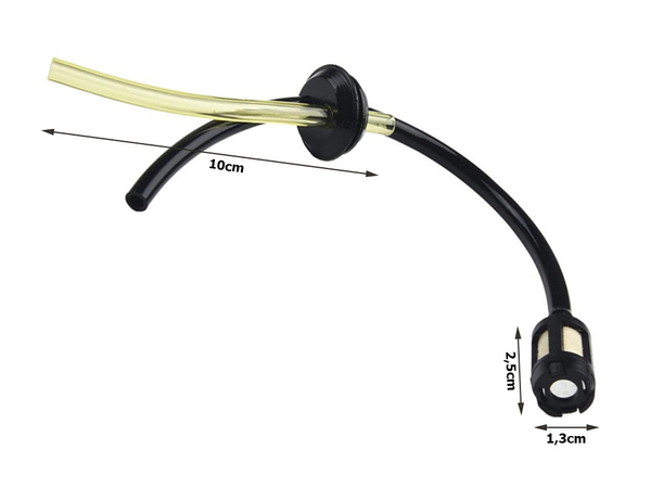 Degvielas šļūtene degvielas šļūtene smidzinātāju pļaujmašīnām smidzinātāja filtrs 10mm