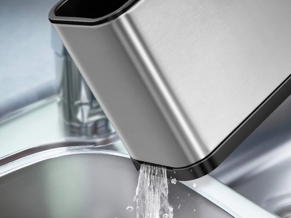 Besteckkasten edelstahl küchenorganisator 4 fächer kasten