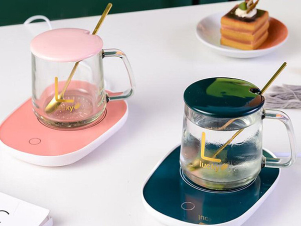 Calienta tazas te/café eléctrico 16w led panel estanco