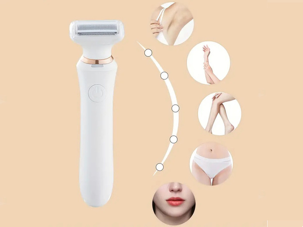 Women's shaver epilator body trimmer usb wet dry aku