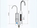 Instantaneous water heater 3000w with filter tap lcd kitchen faucet