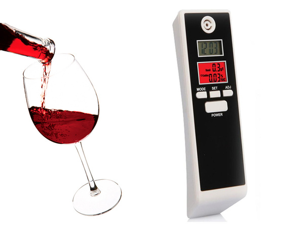 Mouthless breathalyser pocket precision semiconductor thermometer