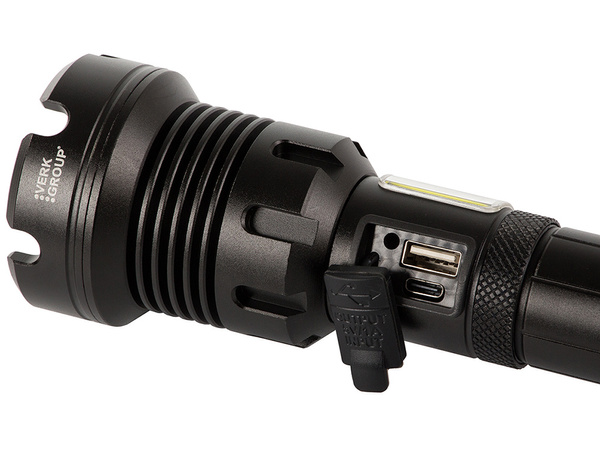 Taktikai zseblámpa bailong led xhp160 cob erős